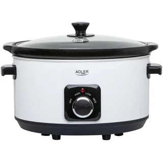 Adler Slow cooker, 5.8L, 290W Leistung