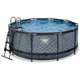 EXIT TOYS Stone Pool 360 x 122 cm inkl. Filterpumpe
