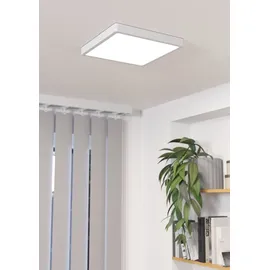 EGLO Fueva 5 IP44 28,5 x 28,5 cm warmweiß weiß