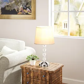 Homcom Tischlampe Silber