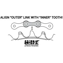 Praxis Works MTB Kettenblatt - Black - 30T 104BCD Wave, Unisex Erwachsene, Standard