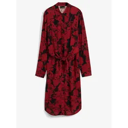 bonprix Hemdblusenkleid aus nachhaltiger Viskose, schwarz, 54