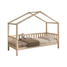 58 aufm Kessel Hausbett Kapua 90 x 200 cm Kiefer massiv lackiert braun
