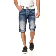 Cipo & Baxx CIPO & BAXX, Herren, Gr. 29, N-Gr, blau, Denim/Jeans, Obermaterial: 100% Baumwolle, regular fit knielang, Jeans, Baumwolle, regular fit
