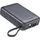 Swissten 20000 mAh mit integriertem USB-C und Lightning Kabel space silber