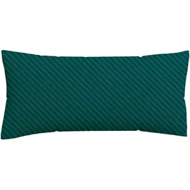 schlafgut Kissenbezug Woven Fade 40 x 80 cm Petrol