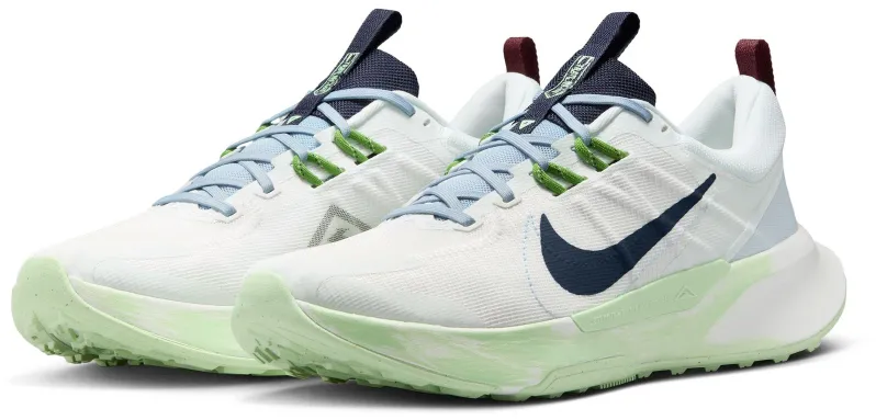 NIKE Juniper Trail 2 Next Nature Trailrunning Schuhe Herren 103 - summit white/thunder blue/vapor green 45.5