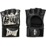 Tapout MMA Pro Fight Handschuhe aus Leder (1 Paar) PRO MMA, Black/Ecru, L,