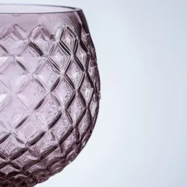 MARELIDA Kelch Windlicht 3 Höhen rosa 3er Set