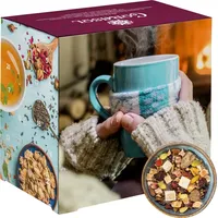 Corasol Premium Tee-Adventskalender mit 24 weihnachtlichen Gourmet-Teesorten, loser Tee, Geschenk-Idee für Frauen (223 g)