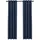 vidaXL Verdunkelungsvorhang Ösen 140 x 225 cm blau 2 St. Leinenoptik