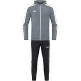 Jako Trainingsanzug Polyester Power mit Kapuze, Steingrau, 164