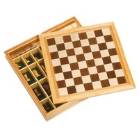 GoKi 56953 - Spiele-Set Schach, Dame und Mühle