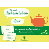 Singliesel GmbH Die große Teekesselchen-Quiz-Box für Senioren. Der Spiele-Klassiker. Das Spiel rund um beliebte Teekesselchen für Senioren. Auch mit Demenz.