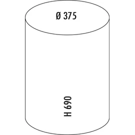 Wesco Kickmaster mint grün pulverbeschichtetes Stahlblech, eingebauter Dämpfer, 33 Liter Volumen, großer Einwurf