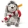 Steiff Cosy Christmas Hedgy Igel 18 cm Hellgrau