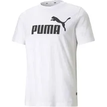 Puma Essential Logo T-Shirt Herren 02 white L