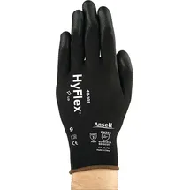 Ansell Handschuhe HyFlex® 48-101 Gr.7 schwarz EN 388 PSA II Nyl.m.PU ANSELL