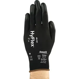 Ansell Handschuhe HyFlex® 48-101 Gr.7 schwarz EN 388 PSA II Nyl.m.PU ANSELL