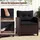 Costway Rattanmöbel Set 3-tlg. Schwarz/Braun