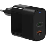 FELIXX 65W GaN PD Reiselader, USB-C + USB-A, Schwarz