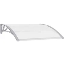 vidaXL Türvordach 120 x 100 cm grau