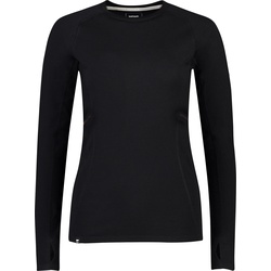Mons Royale Womens Olympus Merino Base Layer Long Sleeve black S