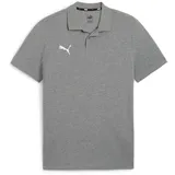 Puma teamGOAL Casuals Poloshirt Herren 33 medium gray heather/white XXL
