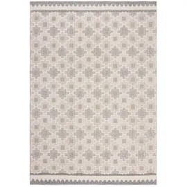 KADIMA DESIGN Teppich mit Geometrischem Mosaik-Muster Grau-Beige | 155x230cm