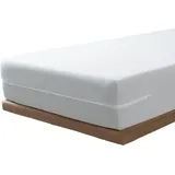Savel Matratzenbezug 70 x 140 cm Saugfähig/Frottee/100% Baumwolle/Weiß