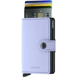Secrid Miniwallet Matte Lilac - Black