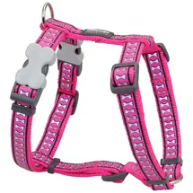 Red Dingo Hundegeschirr Red Dingo Knochen Reflektierend 25-39 cm Pink