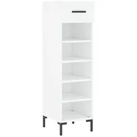 VidaXL Schuhschrank Weiß 30x35x105 cm Holzwerkstoff vidaXL