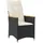 vidaXL Gartensessel 59 x 59 x 161 cm schwarz 1 St.