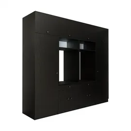 roomartstore.de Schrankwand 254 x 184 x 67 cm Eiche