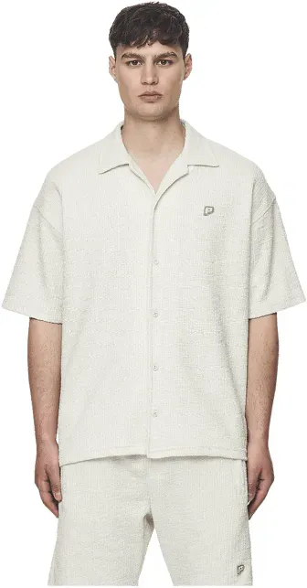 Pegador Libco Structured Knit T-Shirt Beige