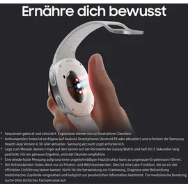 Samsung Galaxy Watch8 BT 44 mm Aluminiumgehäuse Graphite Sport Band Graphite M/L