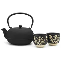 Bredemeijer Teeset Sichuan 1,0l Gusseisen + 2 Porzelanb. 153013