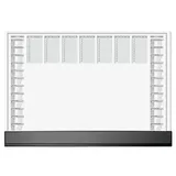 Sigel Papier-Schreibunterlage »Office« 40 Blatt, mit Kalendarium für 2026 / 27 grau