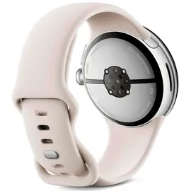 Google Pixel Watch 3 45 mm Bluetooth + LTE polished silver Sportarmband porcelain