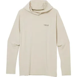 Rab Hoodie Pebble Weiß M