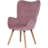 Svita Cleo Ohrensessel Relaxsessel Rosa