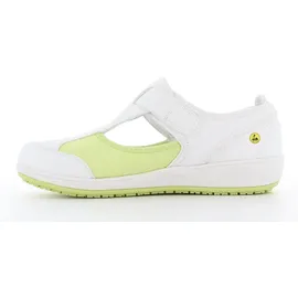 Safety Jogger Sicherheits und Arbeitsschuhe Damen - CAMILLE - Pflegeschuhe, Berufsschuhe Pflege EU 36, Grün - 36