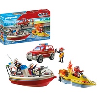 PLAYMOBIL City Action 71569 Feuerwehr Spielset 2Boote