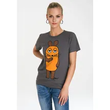 LOGOSHIRT Die Sendung mit der Maus grau XS