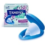 Tampax Cup, Menstruationstasse, wiederverwendbar mit Schutzhülle Starker Fluss