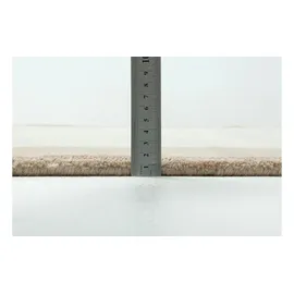THEKO Wollteppich ¦ beige ¦ Viskose ¦ Maße (cm): B: 240 H: 1,3