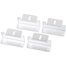 Revolt 4er-Set Solarmodul-Z-Halterungen, Muttern & Schrauben, zur Dachmontage