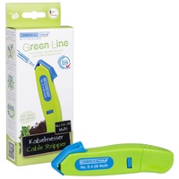 WEICON Kabelmesser No. S 4-28 Multi Green Line | Nachhaltige Rohstoffe | mit Abisolierfunktion im Gehäuse