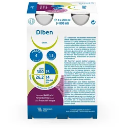Fresubin Diben Drink Waldfrucht 4X200 ml Flüssigkeit